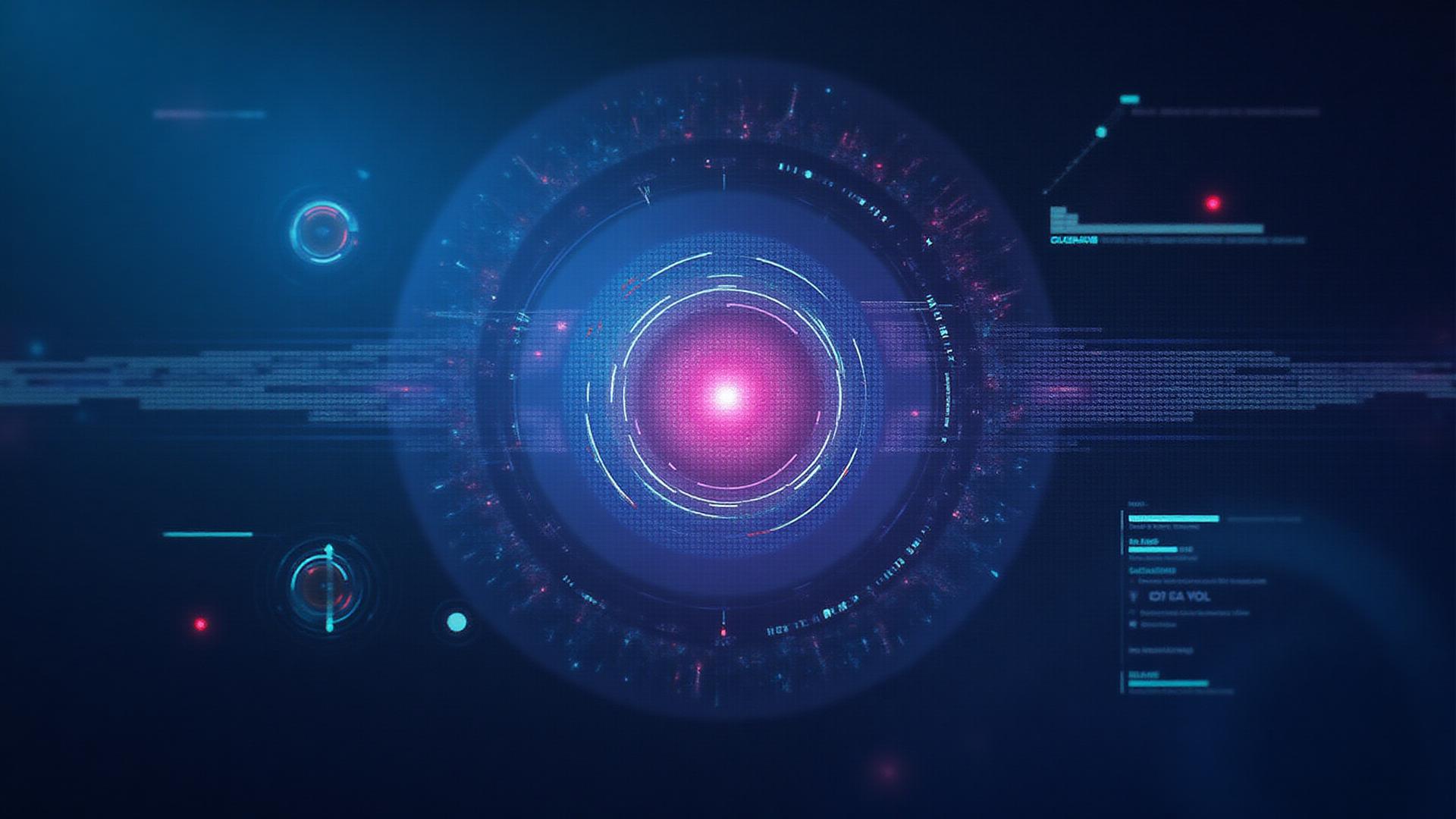 Abstract visualization of prompt engineering for AI agents showing structured communication patterns